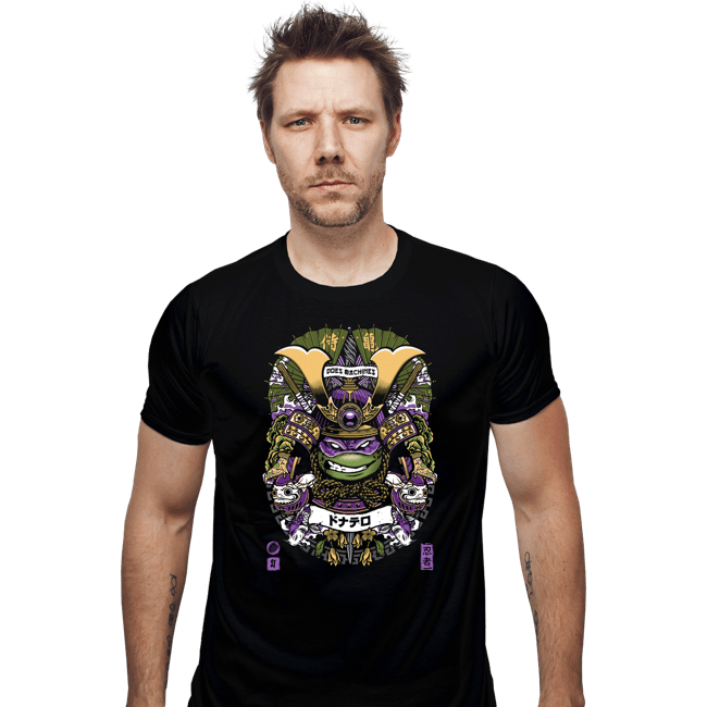 Daily_Deal_Shirts Fitted Shirts, Mens / Small / Black Samurai Donnie