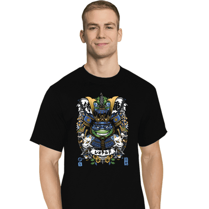 Daily_Deal_Shirts T-Shirts, Tall / Large / Black Samurai Leo