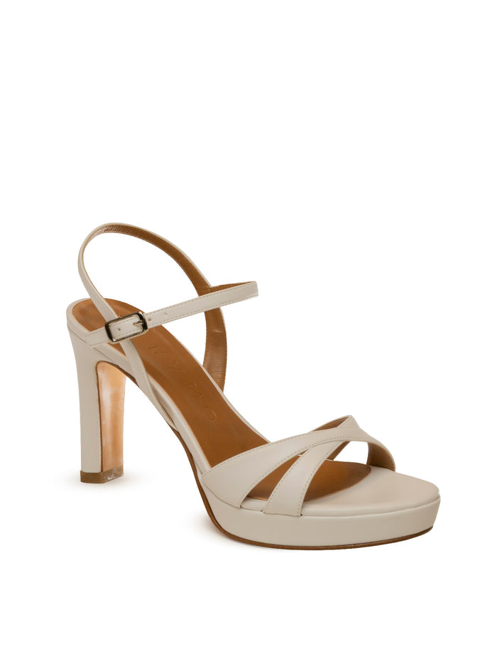ALBANO sandalo pelle bianco 412 SOFT-BIA