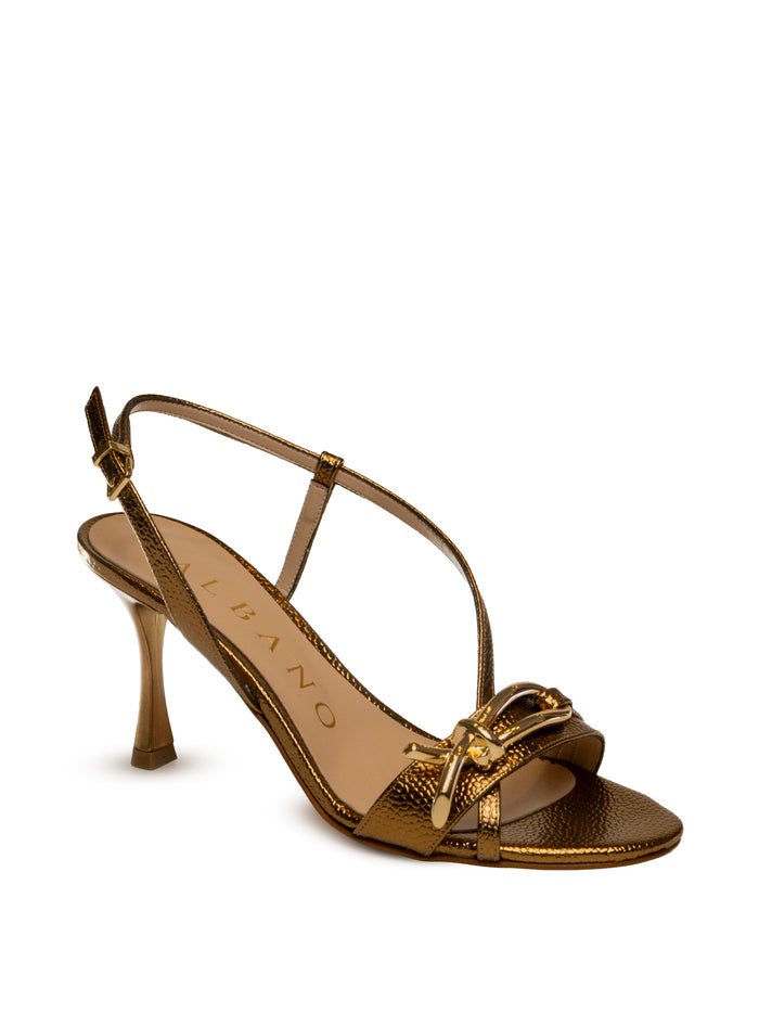 ALBANO Sandalo snake applicazione bronzo 5552 SNAKE-BRONZO