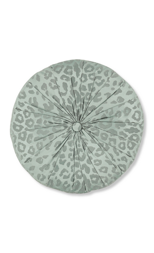 Saskia Round Cushion - Blue Haze