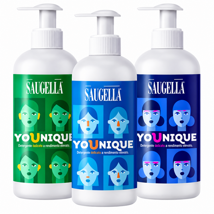 Saugella Younique detergente intimo confezione tris 3x200 ml