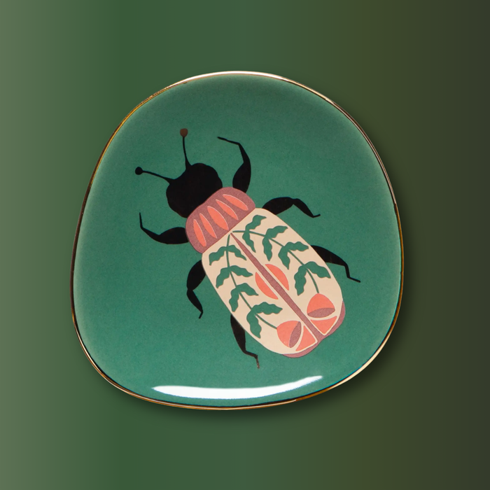 Scarab Beetle Trinket Tray