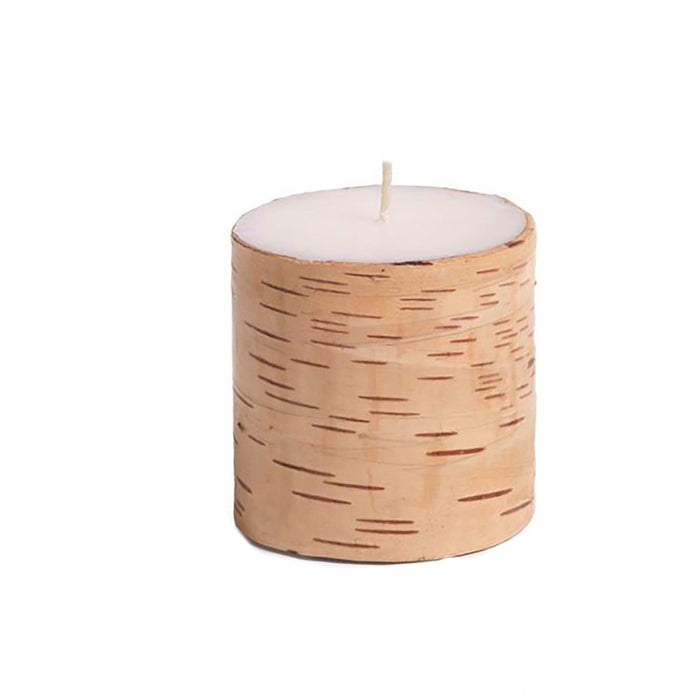 Scented Birchwood Pillar Candle