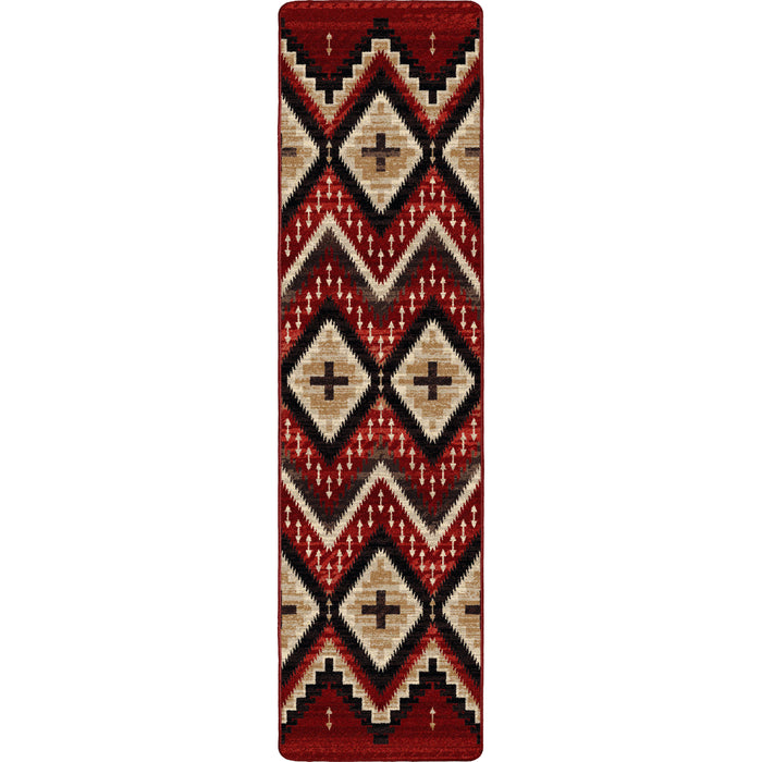 Image of an area rug, Seeker - Fire Brick