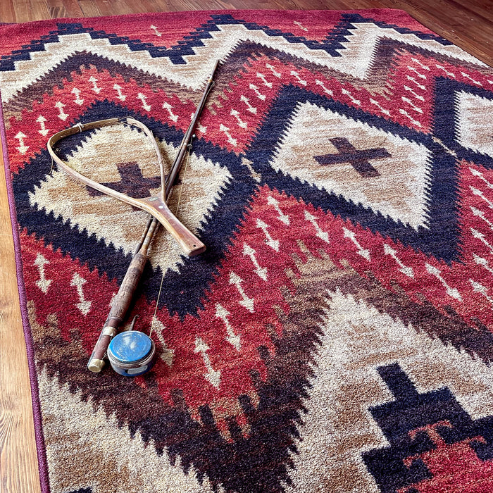 Image of an area rug, Seeker - Fire Brick