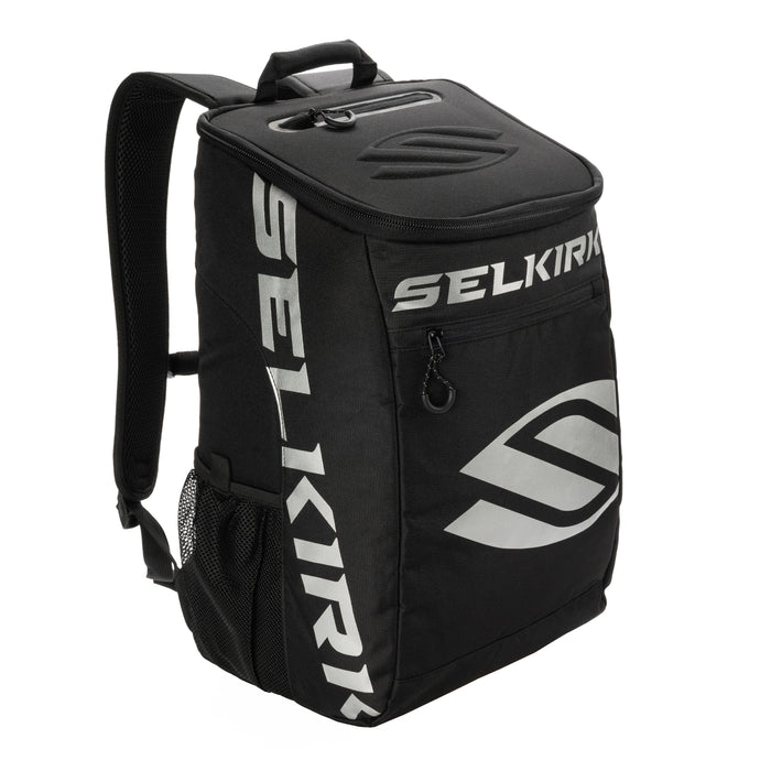 Selkirk Sport Core Line Team Bag Pickleball Backpack in navy, pink, red, purple, blue, black, and green.