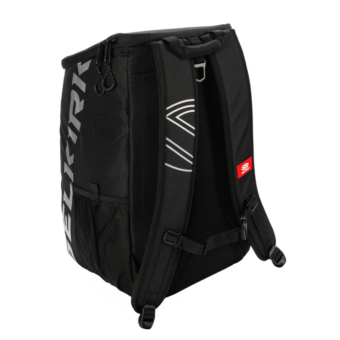 Selkirk Sport Core Line Team Bag Pickleball Backpack in navy, pink, red, purple, blue, black, and green.