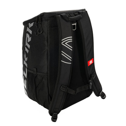Selkirk Sport Core Line Team Bag Pickleball Backpack in navy, pink, red, purple, blue, black, and green.