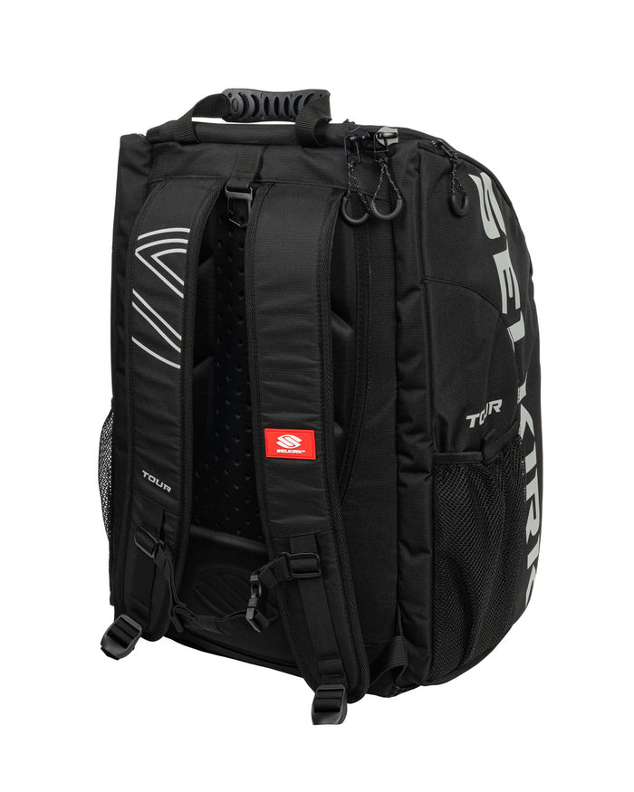 Selkirk Sport Core Line Tour Bag Pickleball Backpack - new colors include black, grey, forest green, gold, and pink.