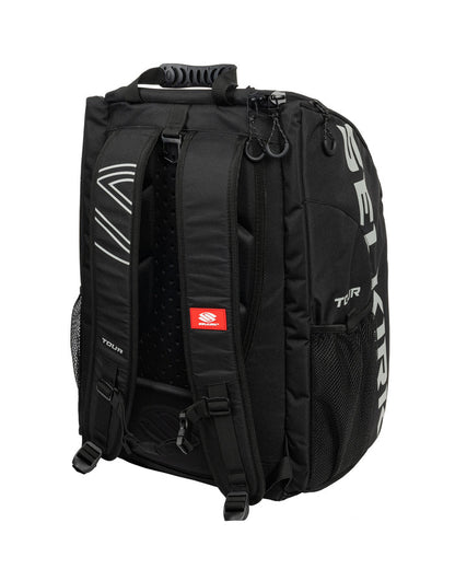 Selkirk Sport Core Line Tour Bag Pickleball Backpack - new colors include black, grey, forest green, gold, and pink.