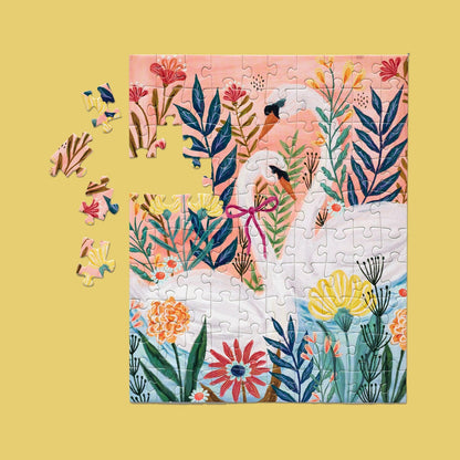 Serene Swans | 100 Piece Jigsaw Puzzle