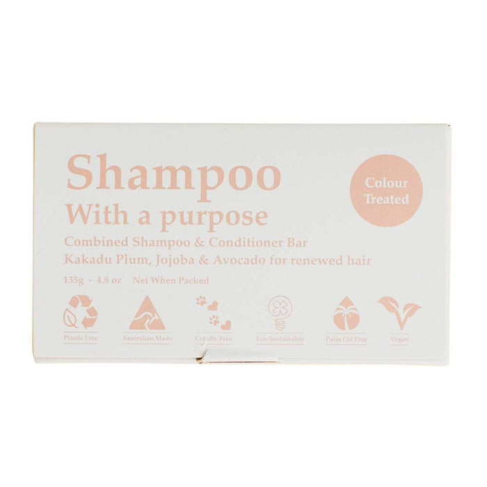 Shampoo With A Purpose - Colour Treated Shampoo/Conditioner Bar - 135g - L'Organic