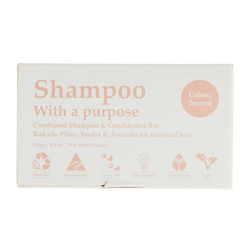 Shampoo With A Purpose - Colour Treated Shampoo/Conditioner Bar - 135g - L'Organic