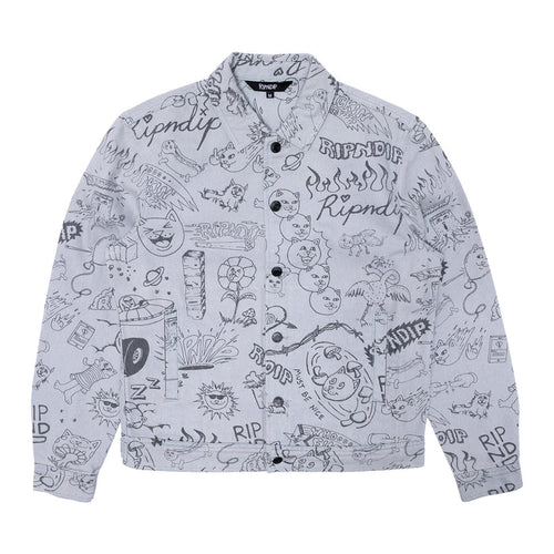 337729 Sharpie Denim Jacket (Light Denim Wash)