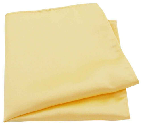 Sherbet Lemon Pocket Square in satin finish, made from 100% polyester, 26.5cm size. Ideal wedding accessory for formal and stylish events.