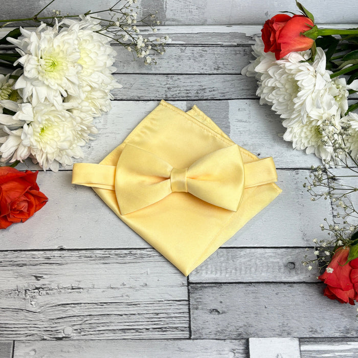 Sherbet Lemon Pocket Square