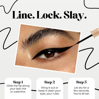 Shine Line Long Lasting Waterproof Eyeliner (Black) | 6 Ml
