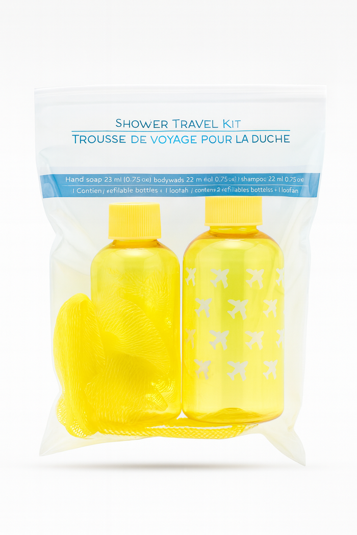 Shower Travel Kit – Compact Self-Care Essentials for Life on the Go