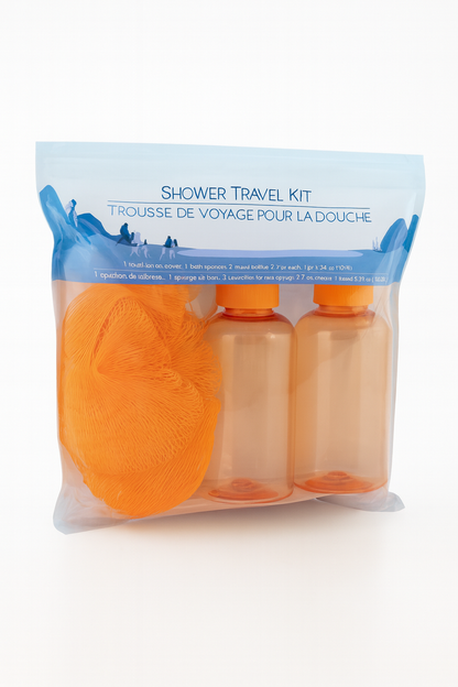 Shower Travel Kit – Compact Self-Care Essentials for Life on the Go