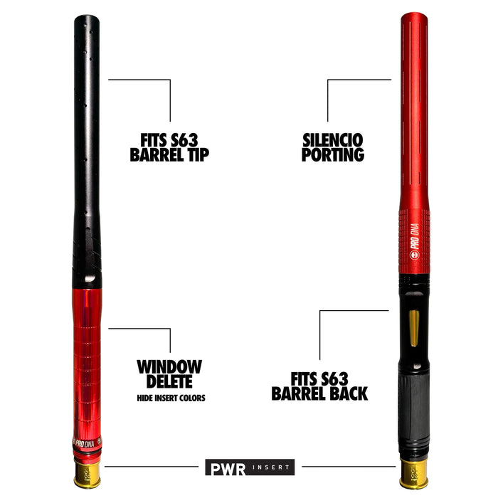 SILENCIO™ "POWER GRIP" BARREL TIP (S63 AND PWR COMPATIBLE) Infamous Paintball
