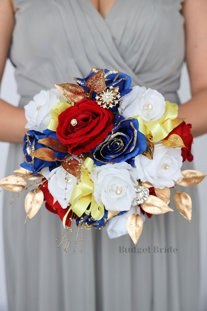 Silk Wedding Bouquet Theme  - $50.00 | Beauty and the Beast