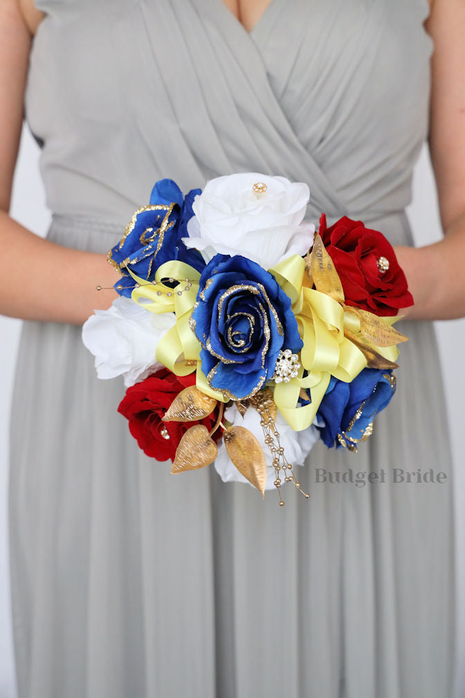 Silk Wedding Bouquet Theme  - $50.00 | Beauty and the Beast