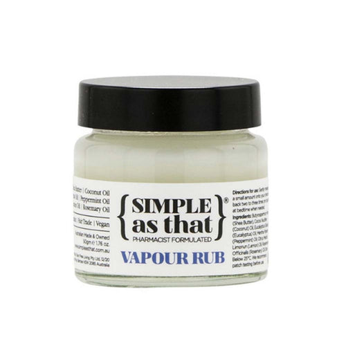 Simple As That Vapour Rub - 50g - L'Organic