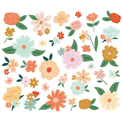 Simple Stories - Bits & Pieces Die-Cuts - 33/Pkg - My Story- Floral. Die-Cuts are a great addition to scrapbook pages, greeting cards and more! The perfect embellishment for all your paper crafting needs! Available at Embellish Away located in Bowmanville Ontario Canada.