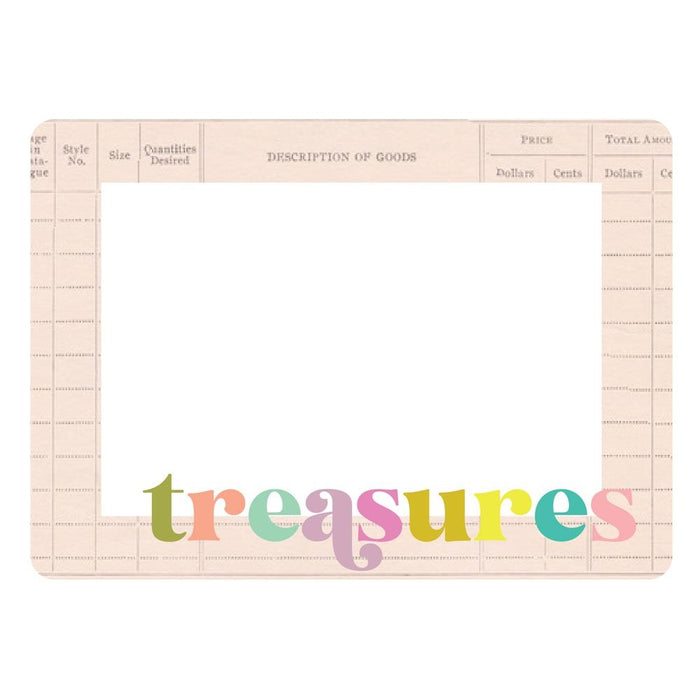 Simple Stories - Chipboard Frames - Flea Market. Embellishments can add whimsy, dimension, color and style to greeting cards, scrapbook pages, altered art, mixed media and more. Available at Embellish Away located in Bowmanville Ontario Canada.