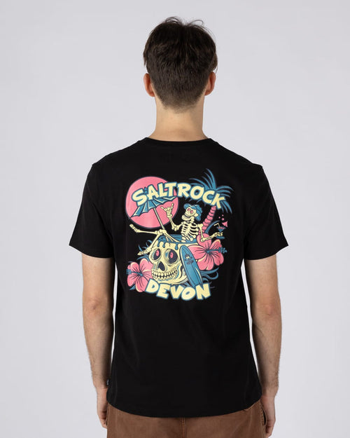 Sip “N”Dip Devon  Mens Short Sleeve T-Shirt in Black