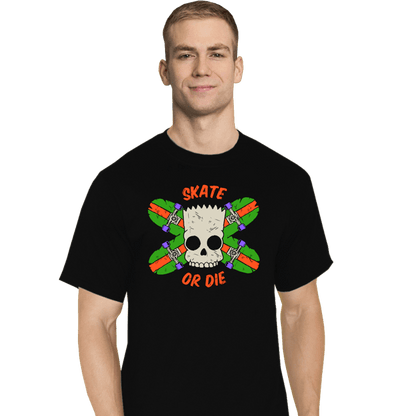 Daily_Deal_Shirts T-Shirts, Tall / Large / Black Skate Or Die