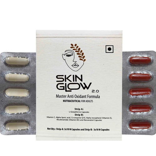 Skin Glow 2.0 Master Anti Oxidant Formula Nutraceutical Capsule For Adults