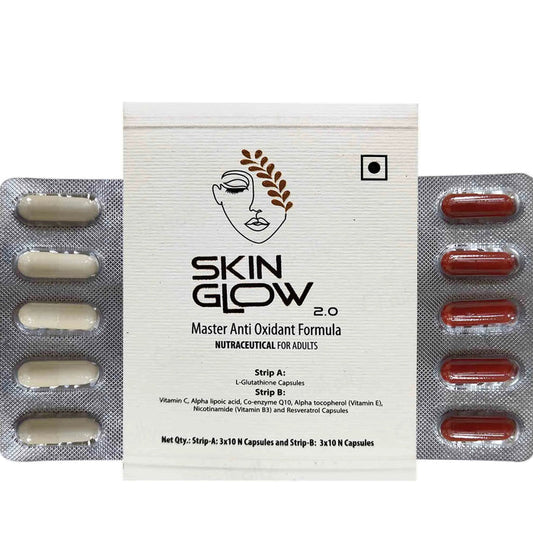 Skin Glow 2.0 Master Anti Oxidant Formula Nutraceutical Capsule For Adults
