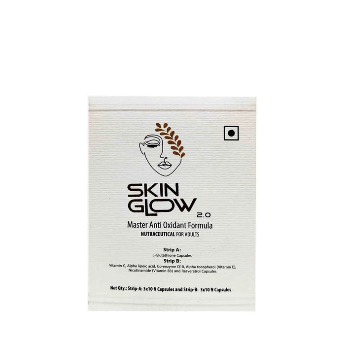 Skin Glow 2.0 Master Anti Oxidant Formula Nutraceutical Capsule For Adults