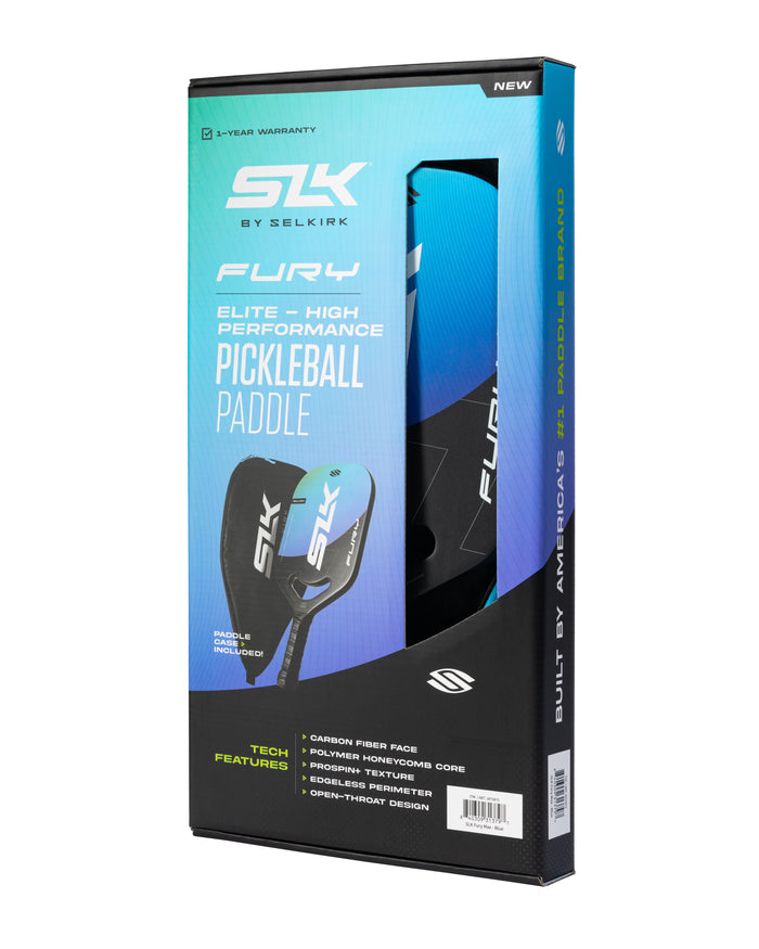 SLK Fury Pickleball Paddle and Case