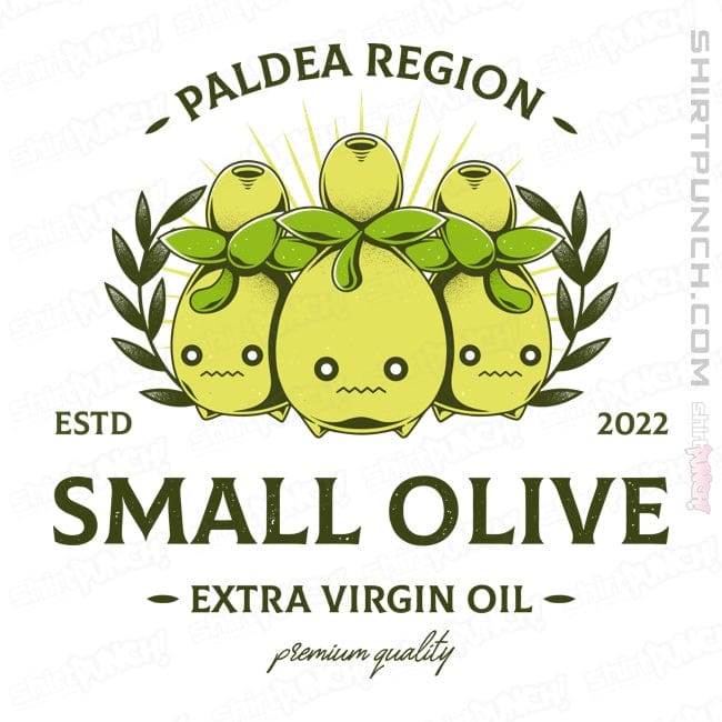 Shirts Magnets / 3"x3" / White Small Olive