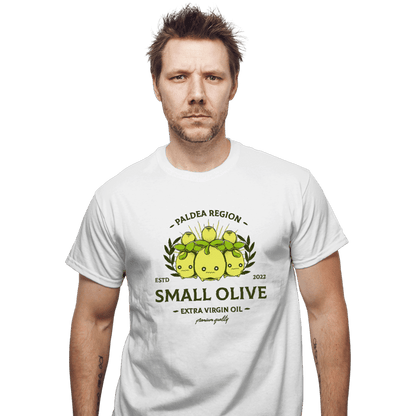 Shirts T-Shirts, Unisex / Small / White Small Olive