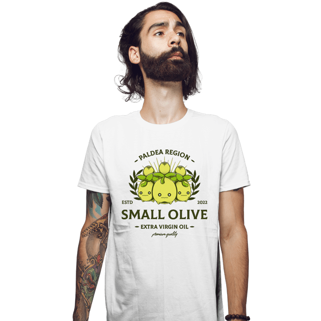 Shirts Fitted Shirts, Mens / Small / White Small Olive