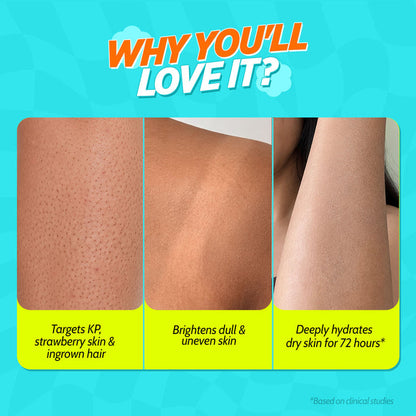Smooth Skin Body Cream With Lactic Acid | 72-Hours Hydration  - 236 ml