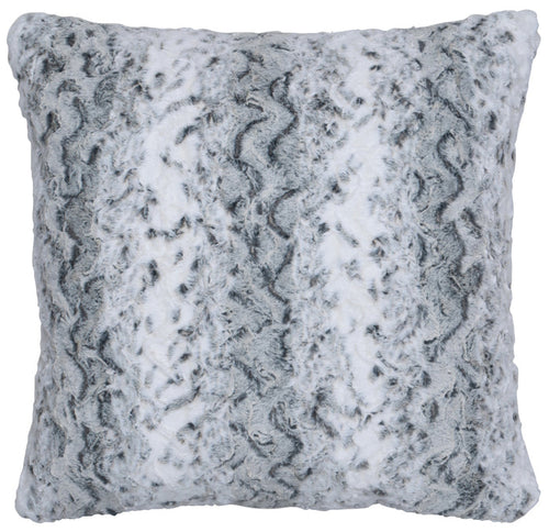 Snow Owl  Faux Fur Euro Sham - 26"x26"