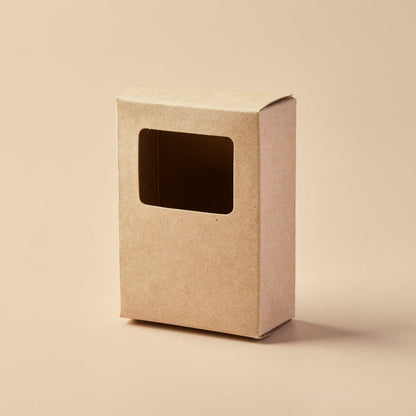 Soap Box - Rectangle Window (KRAFT COLOR)