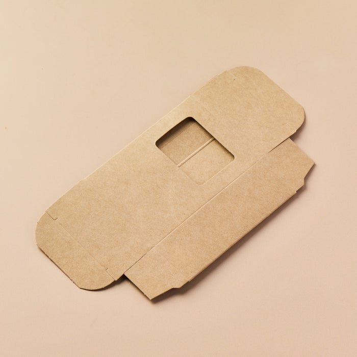 Soap Box - Rectangle Window (KRAFT COLOR) - close-up