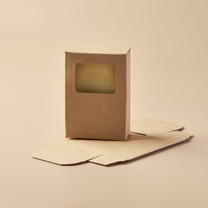 Soap Box - Rectangle Window (KRAFT COLOR) - product detail