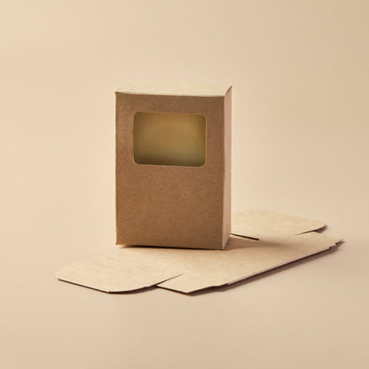Soap Box - Rectangle Window (KRAFT COLOR) - product detail