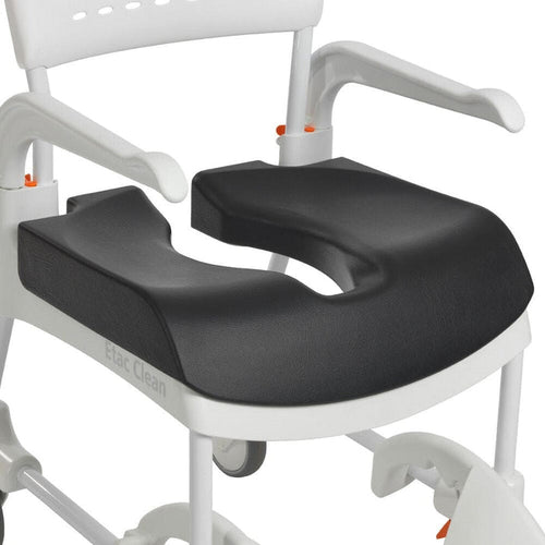 Soft Comfort Seat Cushion, back opening, opening width 15cm, height 4 cm | Etac Clean