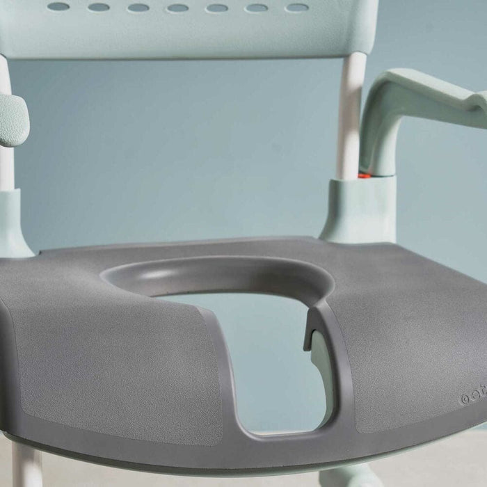 Soft Comfort Seat Cushion, front opening, grey 2 cm | Etac Clean