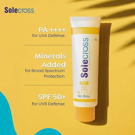 Solecross Sun Block Sunscreen Lotion SPF 50 PA++++