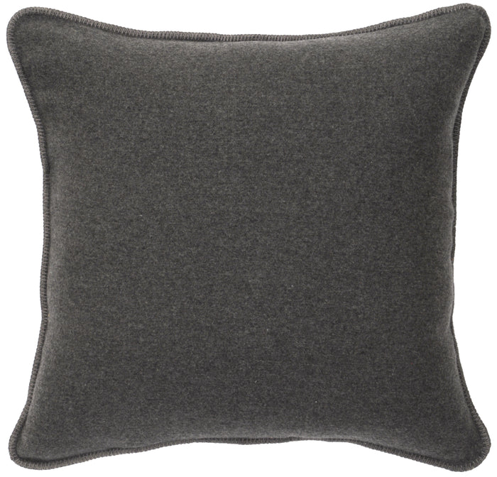 Solid Greystone Euro Sham - 26"x26"