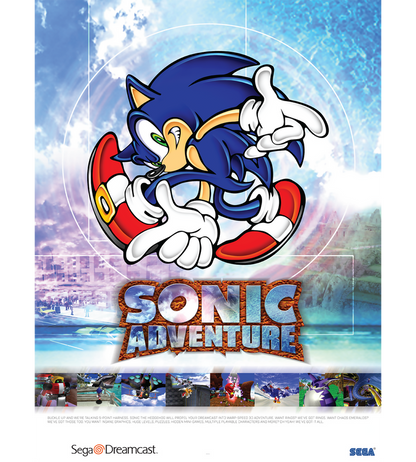 Sonic Adventure Poster